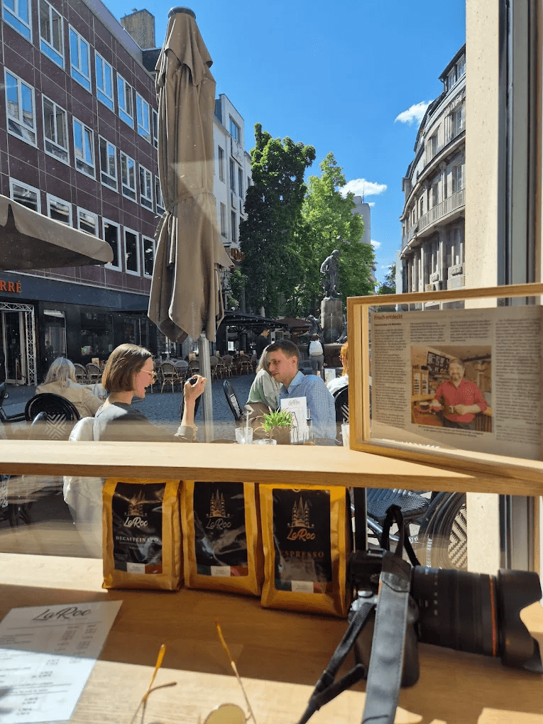 Blick aus dem LaRoc auf den Munsterplatz